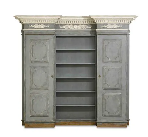 Century Furniture TSA-775-V1 Grande Fountainebleau Bibliotheque Swedish Aged Century Furniture TSA-775-V1 Grande Fountainebleau Bibliotheque Swedish Aged