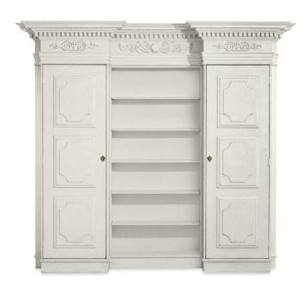 Century Furniture TSA-775-V2 Grande Fountainebleau Bibliotheque Swedish Aged Cream Century Furniture TSA-775-V2 Grande Fountainebleau Bibliotheque Swedish Aged Cream