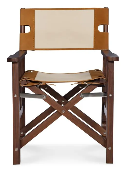 Maitland Smith 8471-43 Felix Camp Chair Cream Maitland Smith 8471-43 Felix Camp Chair Cream