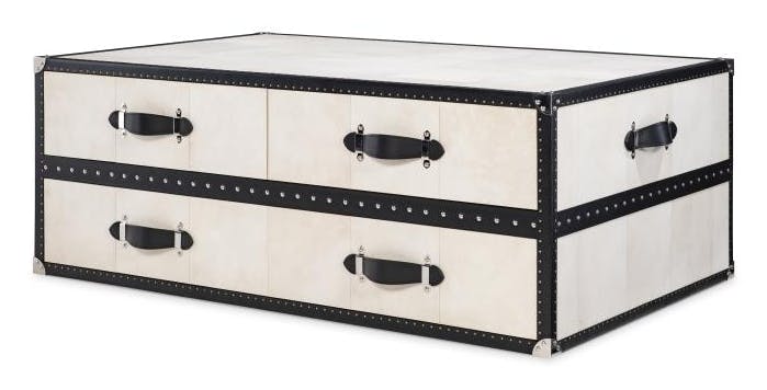 Maitland Smith 8486-13 Hawkins Cocktail Trunk Maitland Smith 8486-13 Hawkins Cocktail Trunk