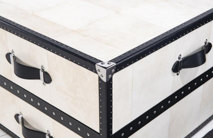 Maitland Smith 8486-13 Hawkins Cocktail Trunk Maitland Smith 8486-13 Hawkins Cocktail Trunk
