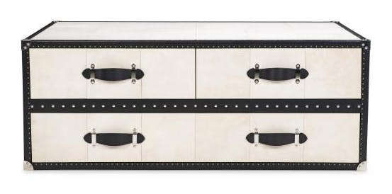 Maitland Smith 8486-13 Hawkins Cocktail Trunk Maitland Smith 8486-13 Hawkins Cocktail Trunk