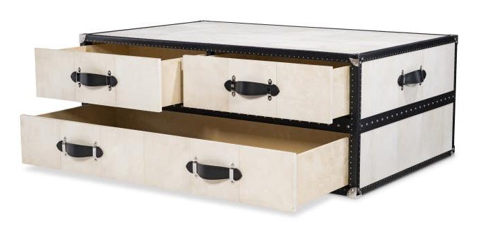 Maitland Smith 8486-13 Hawkins Cocktail Trunk Maitland Smith 8486-13 Hawkins Cocktail Trunk