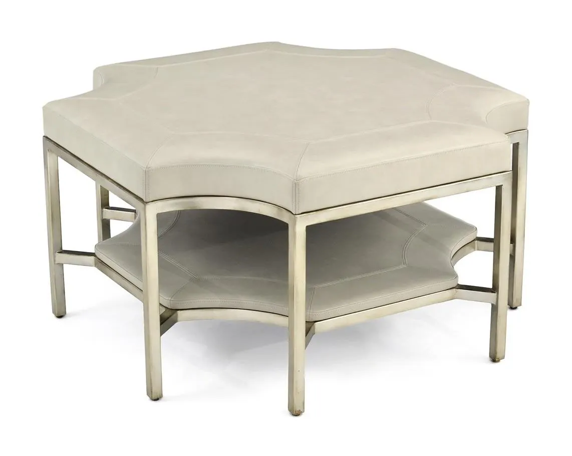John Richard AMF-1653V226-LTGY-AS Parkdale Ottoman