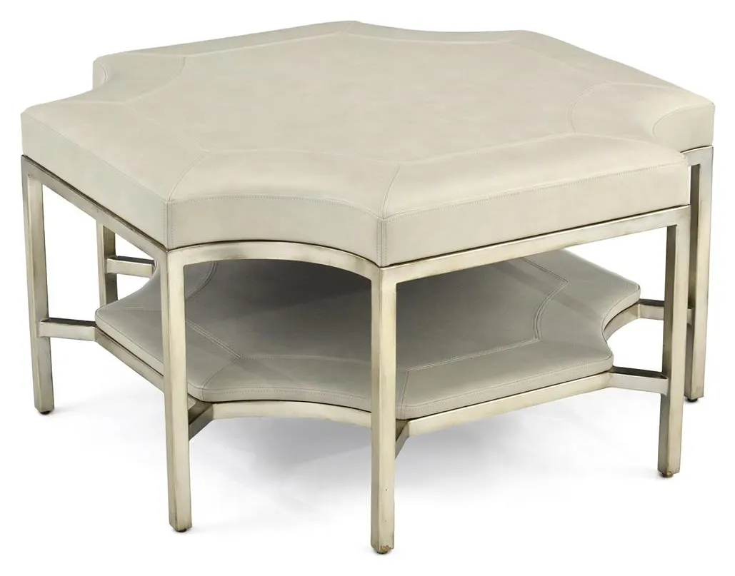 John Richard AMF-1653V226-LTGY-AS Parkdale Ottoman John Richard AMF-1653V226-LTGY-AS Parkdale Ottoman
