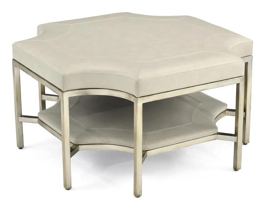 John Richard AMF-1653V226-LTGY-AS Parkdale Ottoman John Richard AMF-1653V226-LTGY-AS Parkdale Ottoman