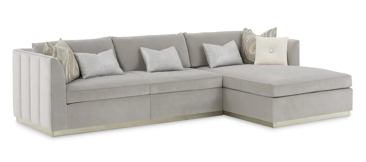 John Richard AMF-1684V226-2223-AS Paris Chaise Sectional R-Sofa