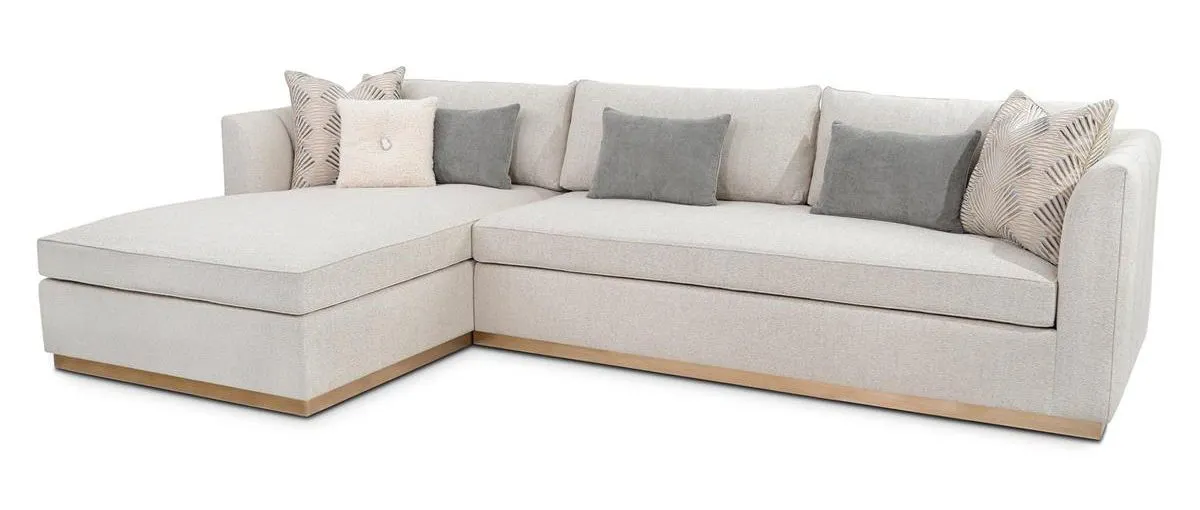 John Richard AMF-1711V229-2209-AS Paris Chaise Sectional L-Sofa