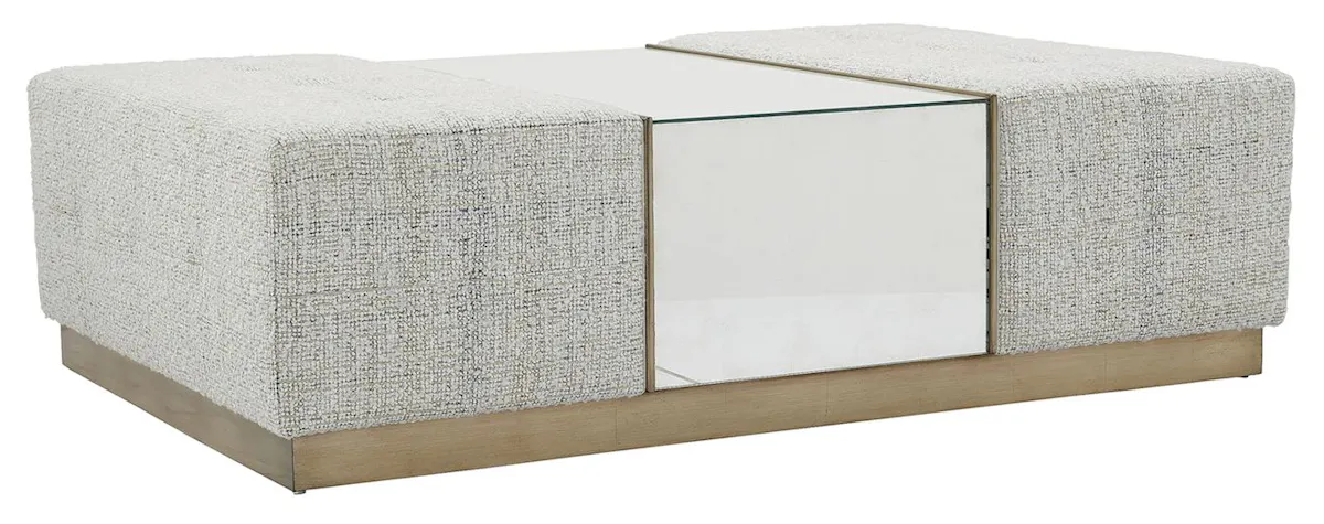 John Richard AMF-1781V229-4071-AS Park City Cocktail Ottoman John Richard AMF-1781V229-4071-AS Park City Cocktail Ottoman