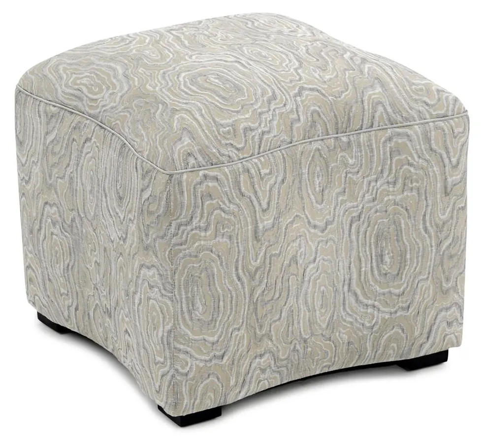 John Richard AMQ-1207-3038-AS Curved Ottoman - 3038 John Richard AMQ-1207-3038-AS Curved Ottoman - 3038