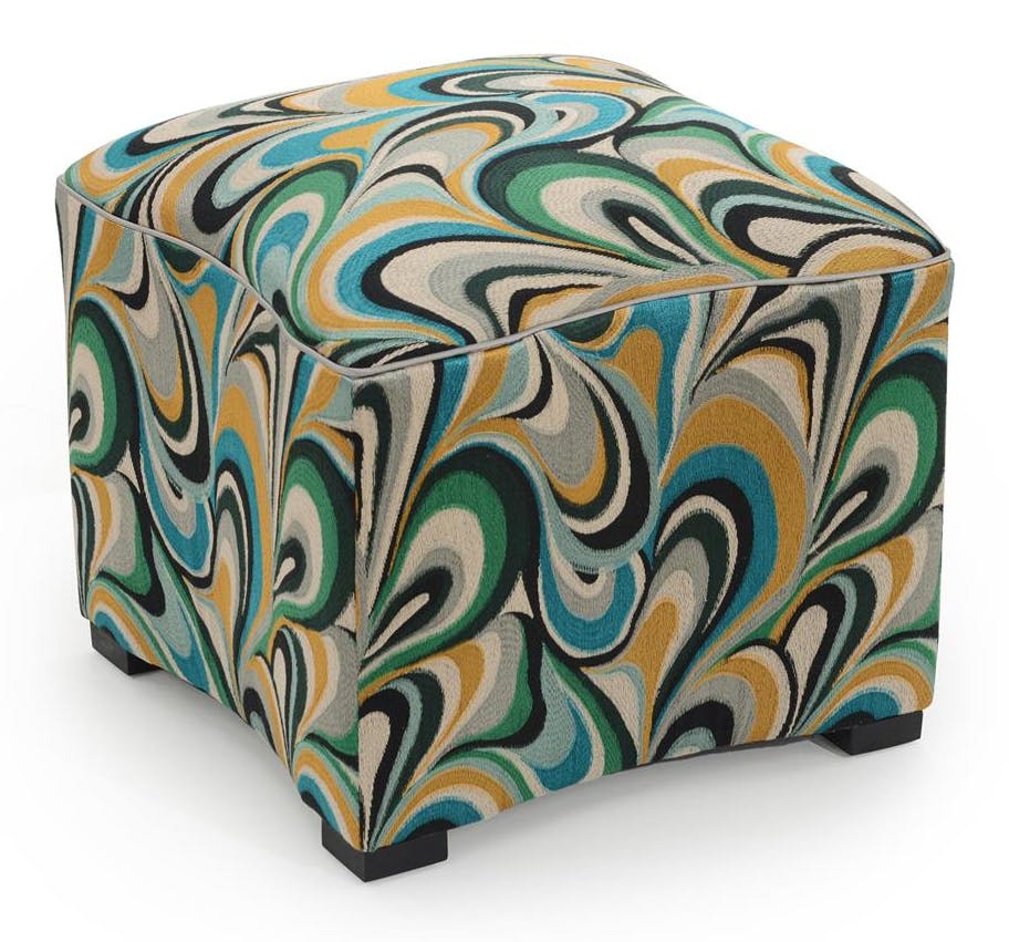 John Richard AMQ-1207-4068-AS Curved Ottoman - 4068 John Richard AMQ-1207-4068-AS Curved Ottoman - 4068