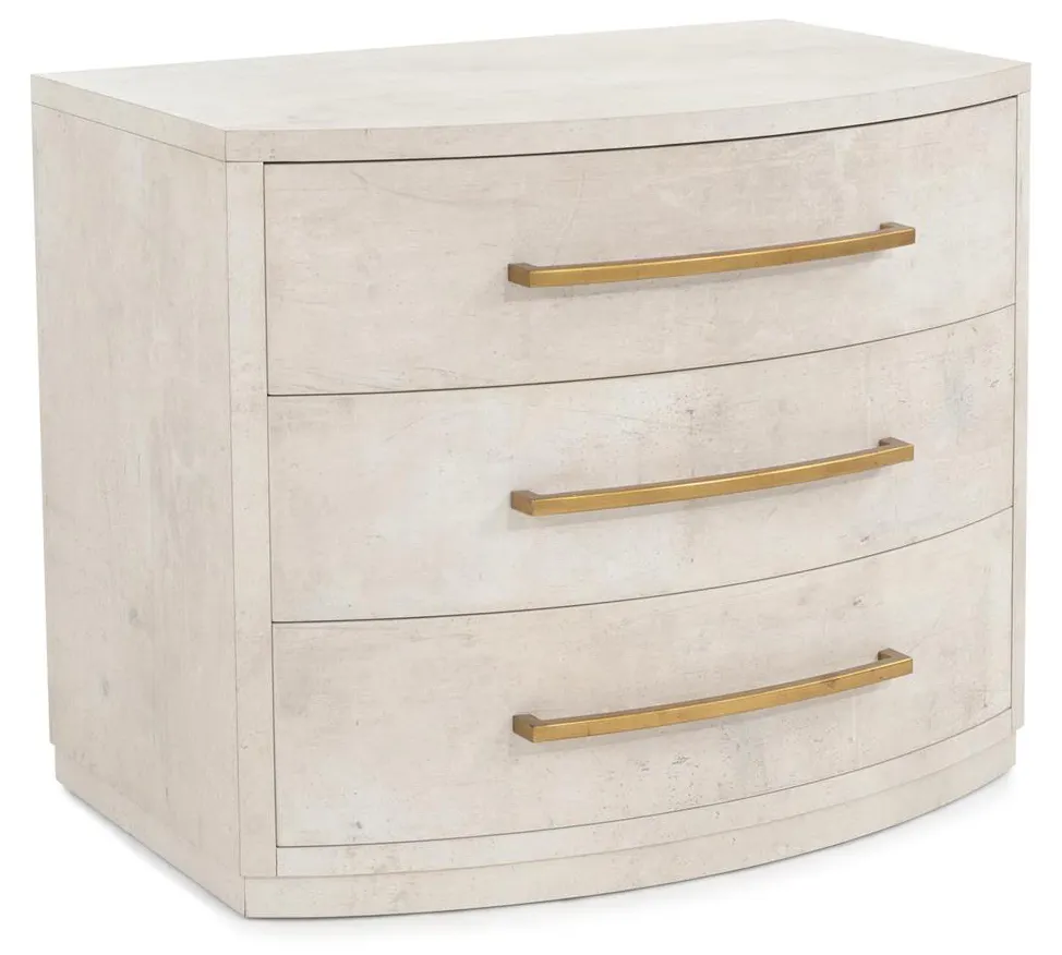 John Richard EUR-01-0404 Traviso Three Drawer Nightstand John Richard EUR-01-0404 Traviso Three Drawer Nightstand