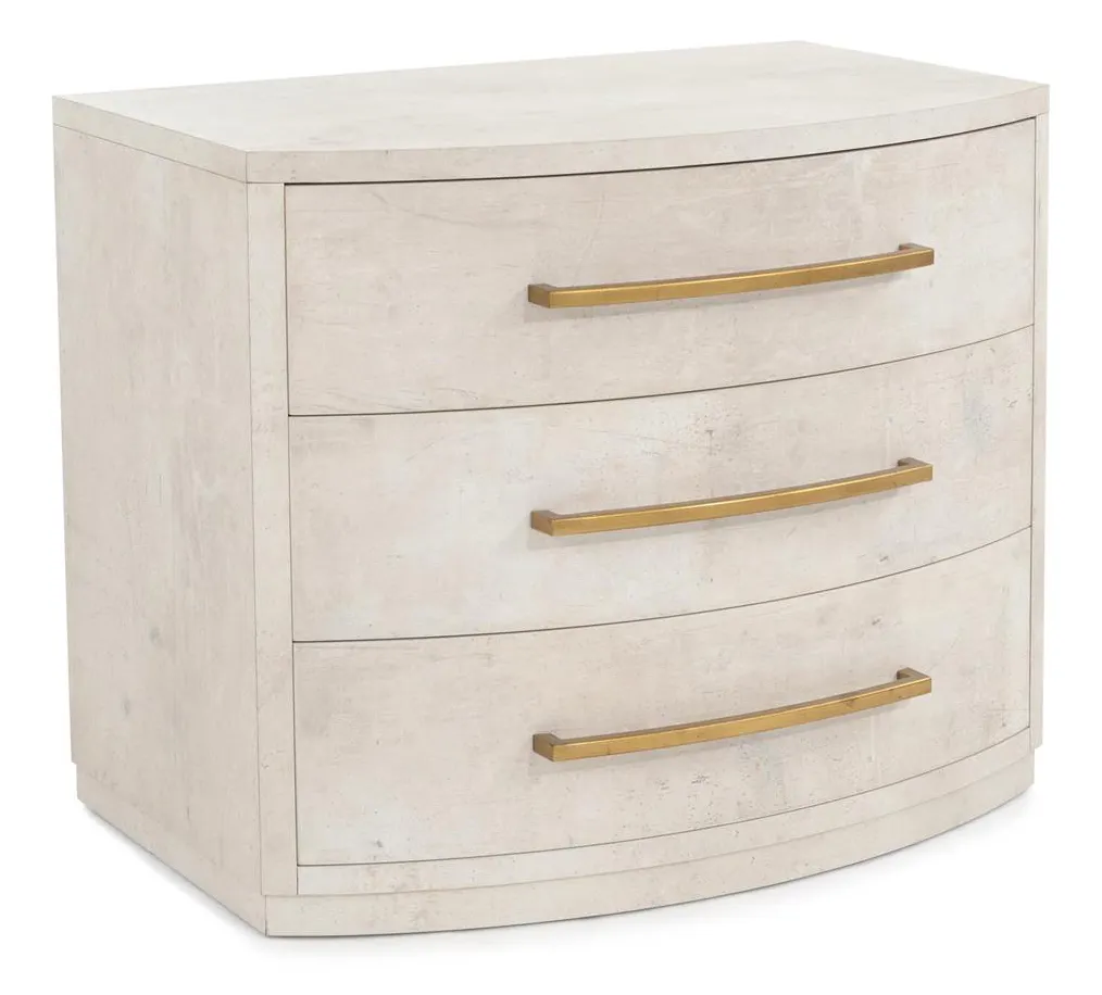 John Richard EUR-01-0404 Traviso Three Drawer Nightstand John Richard EUR-01-0404 Traviso Three Drawer Nightstand