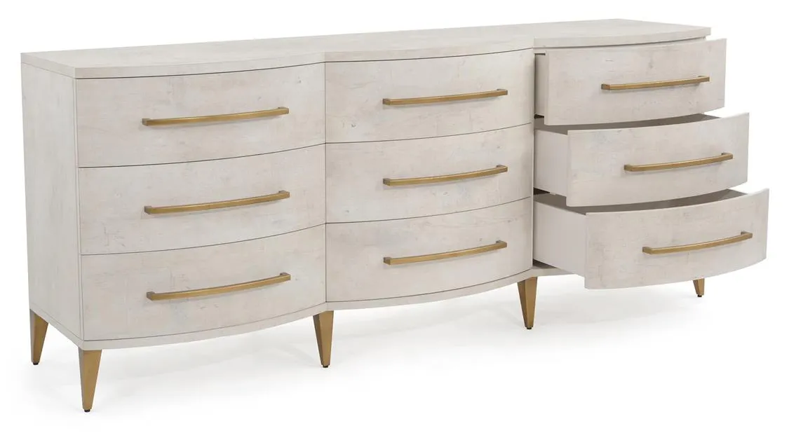 John Richard EUR-01-0408 Traviso Nine Drawer Chest of Drawers John Richard EUR-01-0408 Traviso Nine Drawer Chest of Drawers