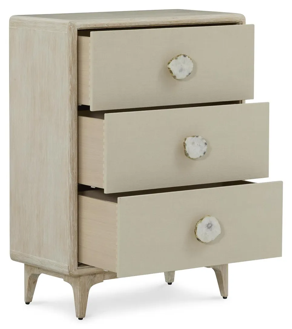 John Richard EUR-01-0496 Alba Three Drawer Chest John Richard EUR-01-0496 Alba Three Drawer Chest