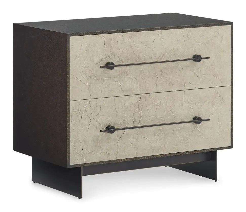 John Richard EUR-01-0500 Nouvelle Two Drawer Nightstand Large John Richard EUR-01-0500 Nouvelle Two Drawer Nightstand Large