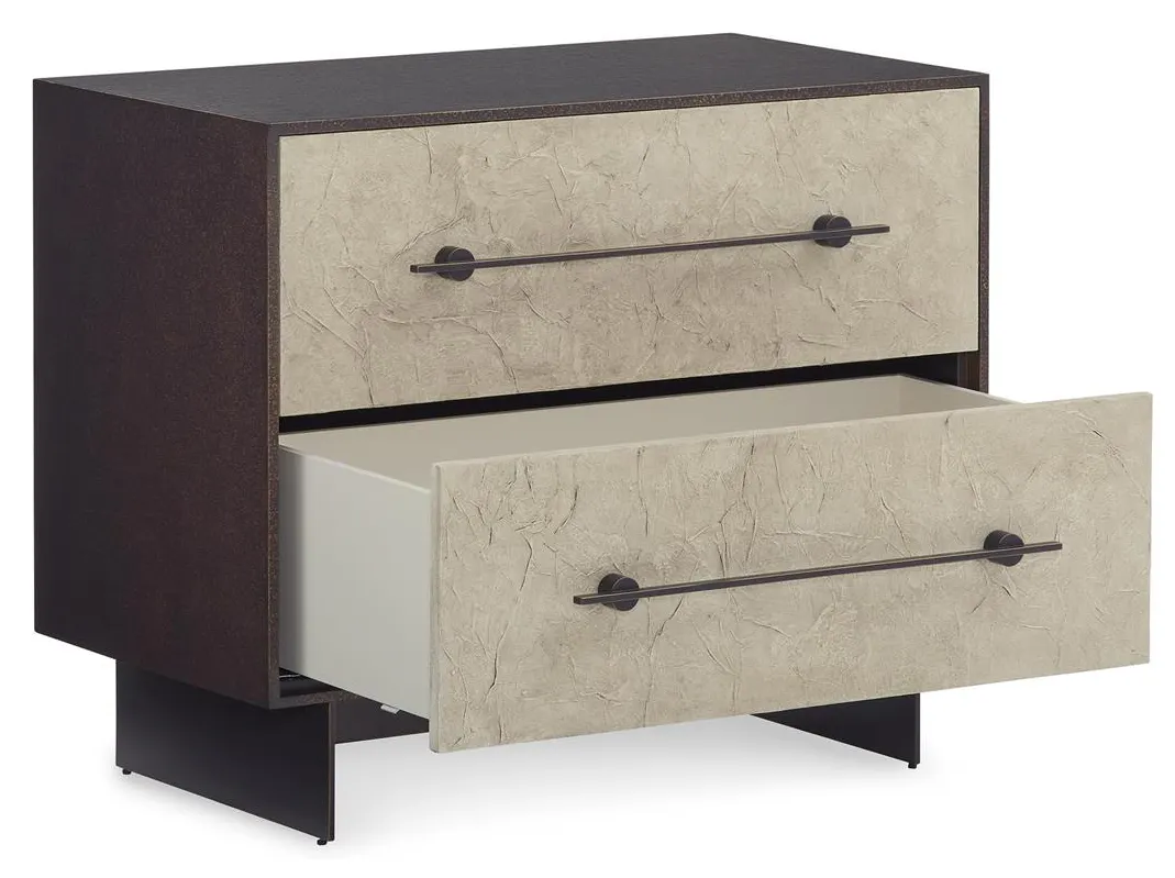 John Richard EUR-01-0500 Nouvelle Two Drawer Nightstand Large John Richard EUR-01-0500 Nouvelle Two Drawer Nightstand Large