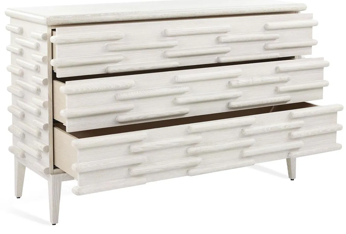 John Richard EUR-01-0509 Creste Three Drawer Chest John Richard EUR-01-0509 Creste Three Drawer Chest
