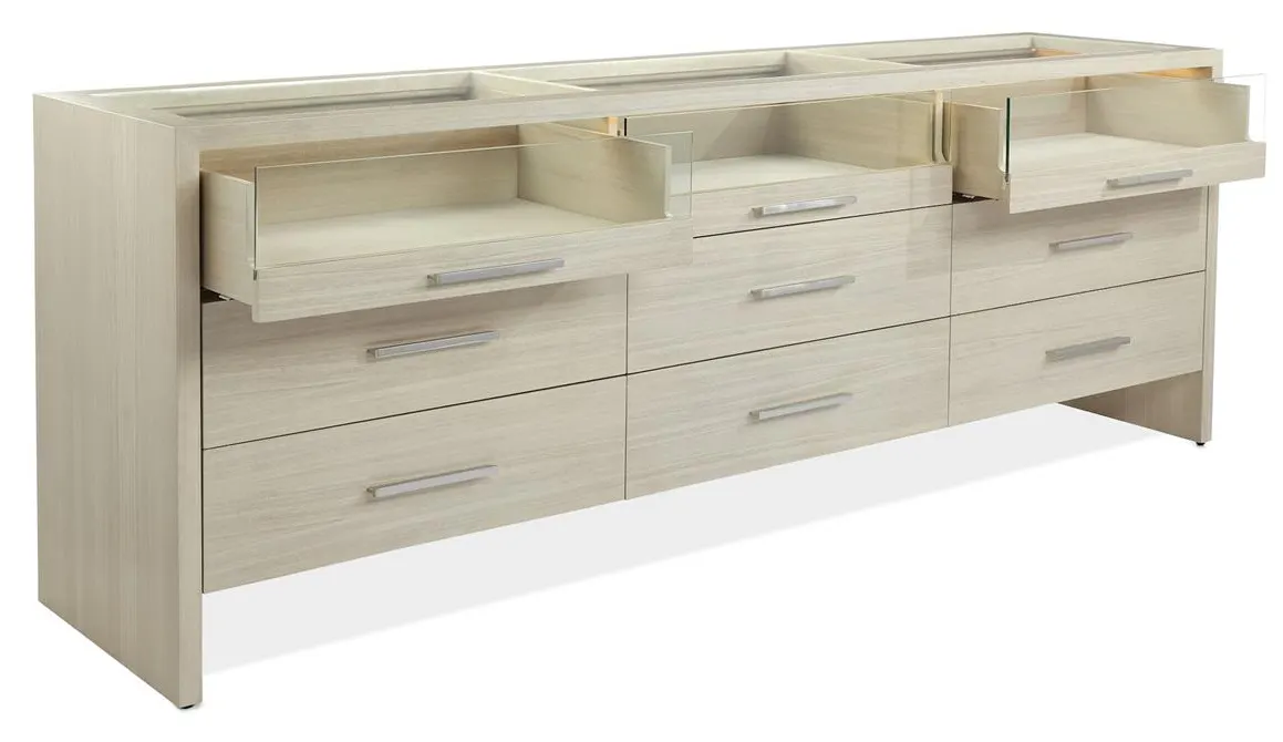 John Richard EUR-01-0511 Beachside Nine Drawer Dresser John Richard EUR-01-0511 Beachside Nine Drawer Dresser
