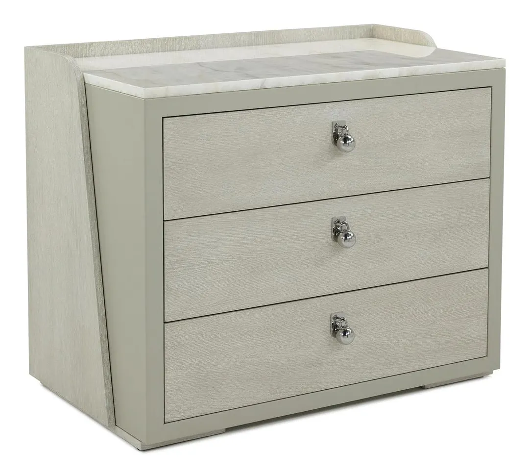 John Richard EUR-01-0513 Metro Three Drawer Nightstand John Richard EUR-01-0513 Metro Three Drawer Nightstand
