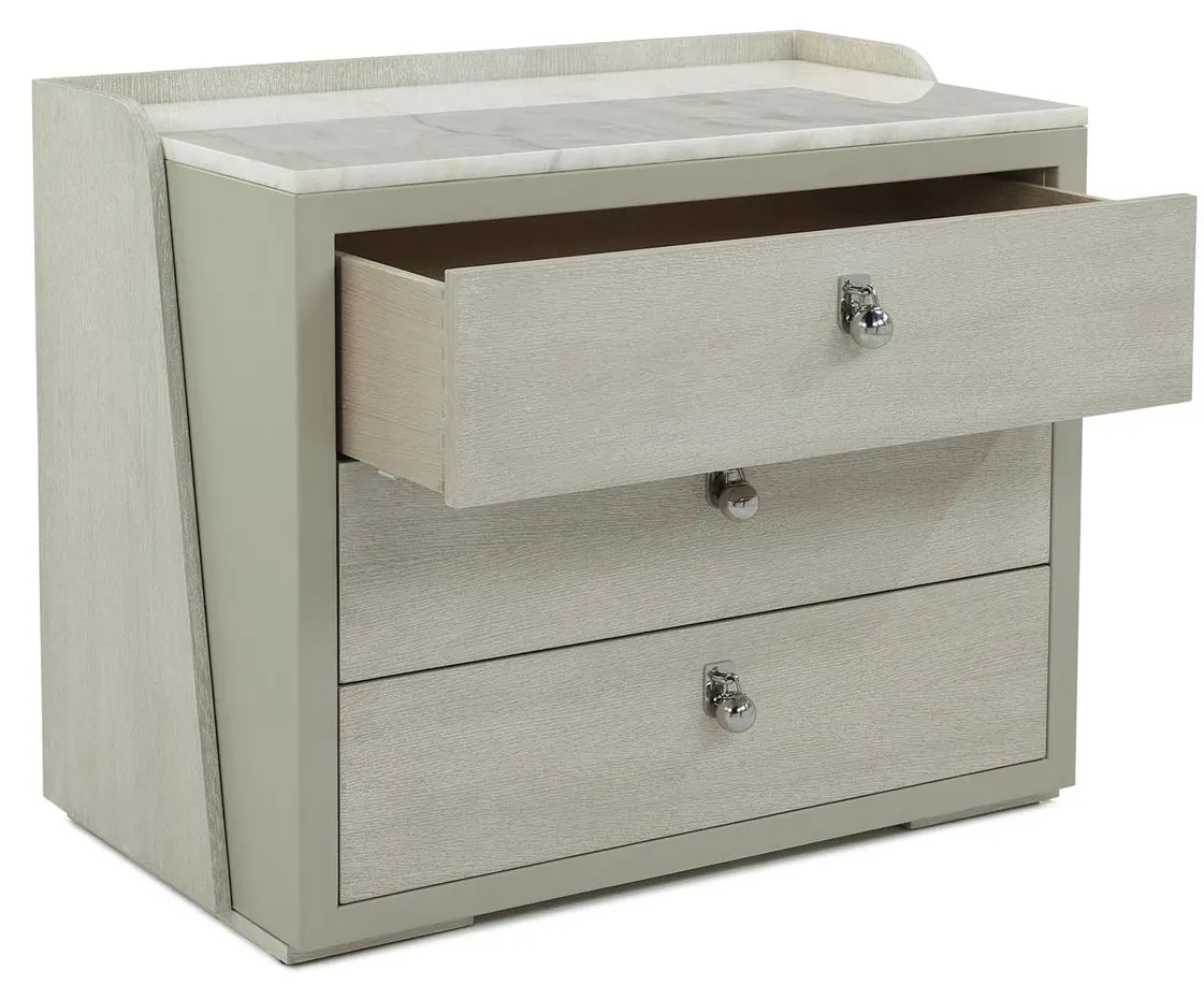 John Richard EUR-01-0513 Metro Three Drawer Nightstand John Richard EUR-01-0513 Metro Three Drawer Nightstand