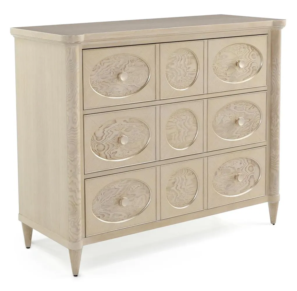 John Richard EUR-01-0515 Gwendolyn Three Drawer Chest John Richard EUR-01-0515 Gwendolyn Three Drawer Chest