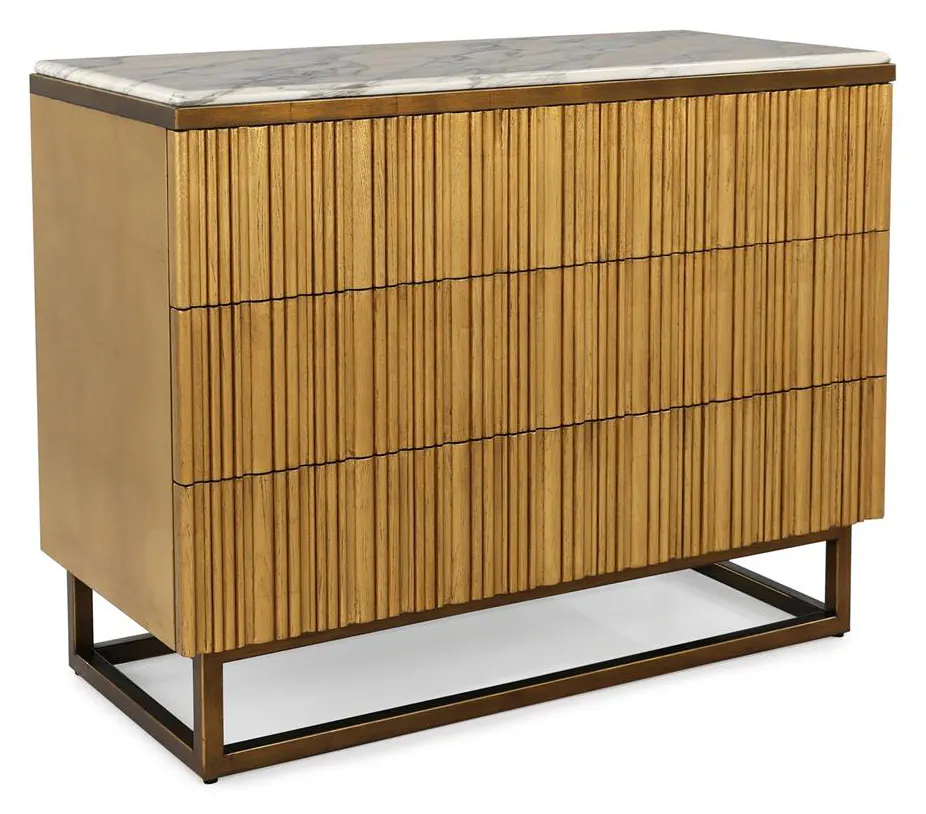 John Richard EUR-01-0522 Destello Three Drawer Chest John Richard EUR-01-0522 Destello Three Drawer Chest