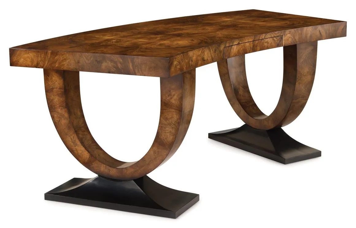 John Richard EUR-02-0185 Curved Cerejeira Desk John Richard EUR-02-0185 Curved Cerejeira Desk