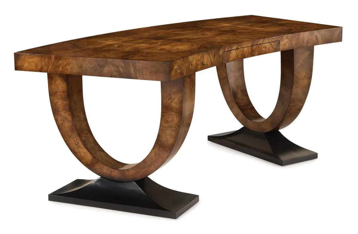 John Richard EUR-02-0185 Curved Cerejeira Desk John Richard EUR-02-0185 Curved Cerejeira Desk