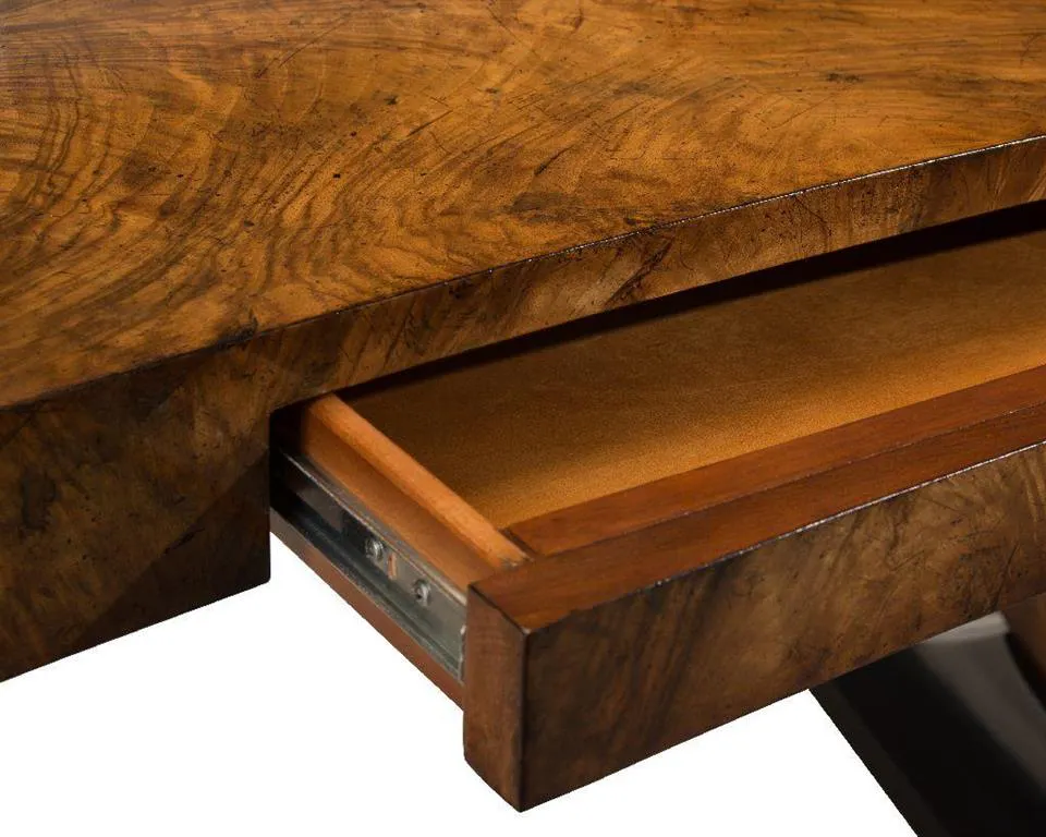 John Richard EUR-02-0185 Curved Cerejeira Desk John Richard EUR-02-0185 Curved Cerejeira Desk
