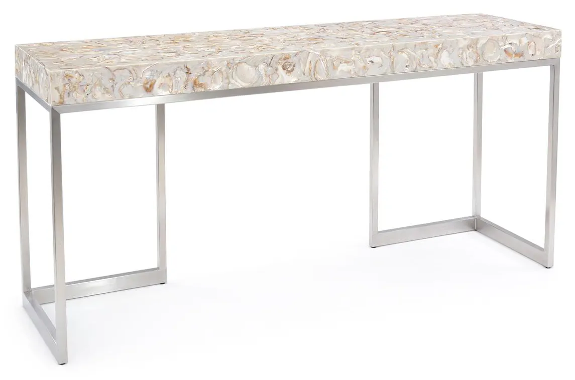 John Richard EUR-02-0333 Capiz Shell Console Table John Richard EUR-02-0333 Capiz Shell Console Table