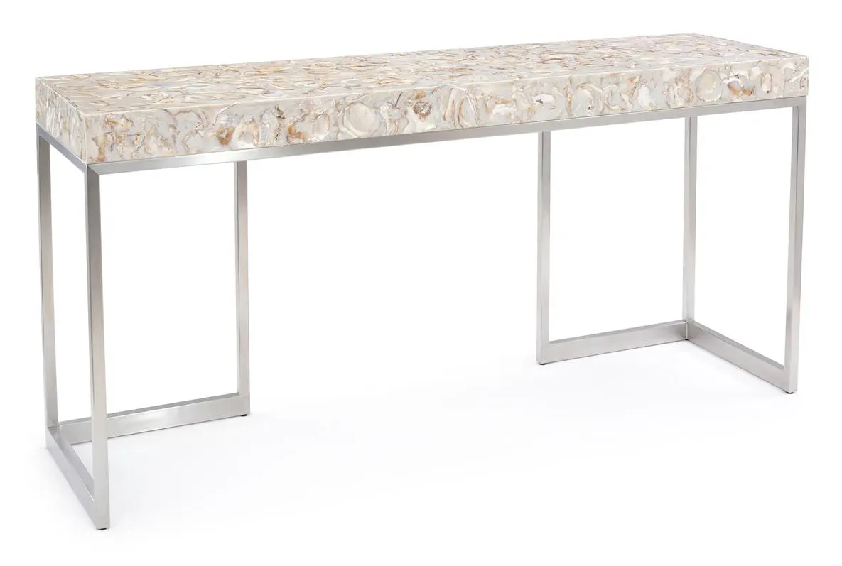 John Richard EUR-02-0333 Capiz Shell Console Table John Richard EUR-02-0333 Capiz Shell Console Table