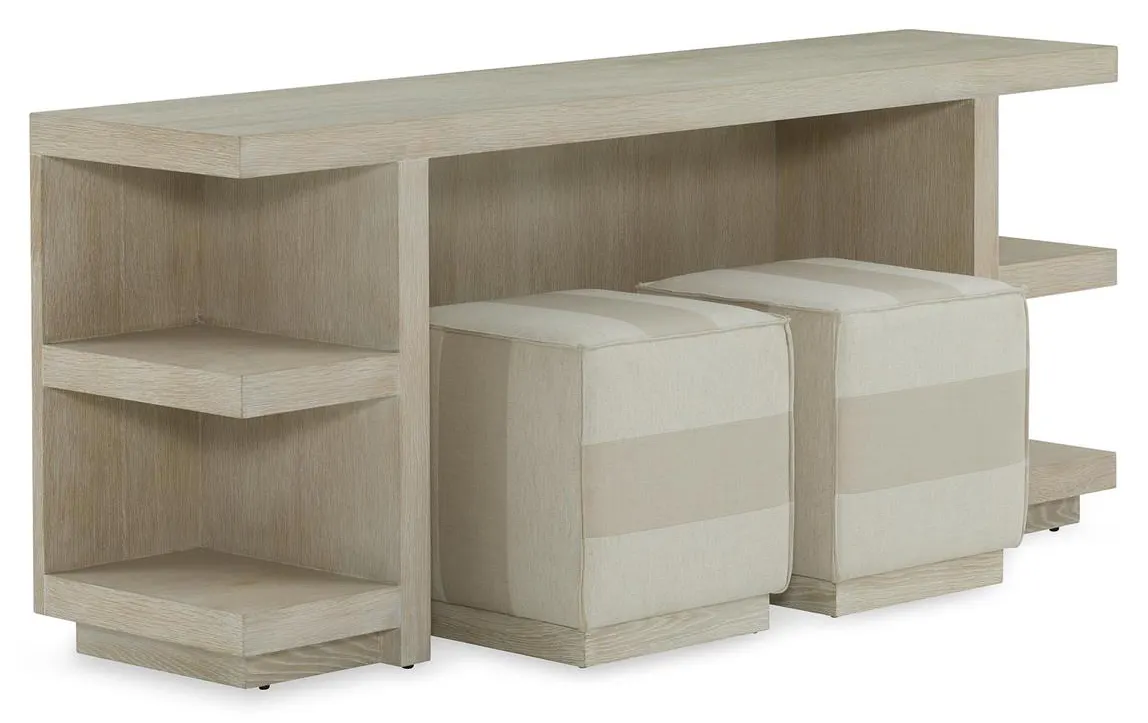 John Richard EUR-02-0363S3 Weiss Console Table with Stools Set of Three John Richard EUR-02-0363S3 Weiss Console Table with Stools Set of Three