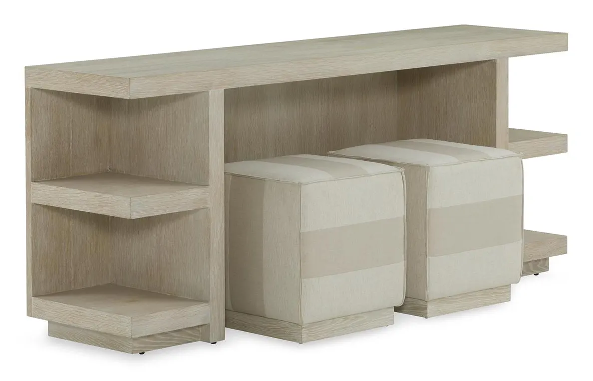 John Richard EUR-02-0363S3 Weiss Console Table with Stools Set of Three John Richard EUR-02-0363S3 Weiss Console Table with Stools Set of Three