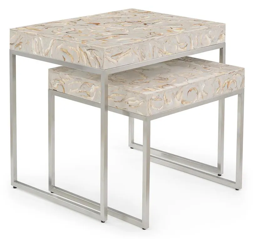 John Richard EUR-03-0812S2 Botta Nesting Side Tables John Richard EUR-03-0812S2 Botta Nesting Side Tables