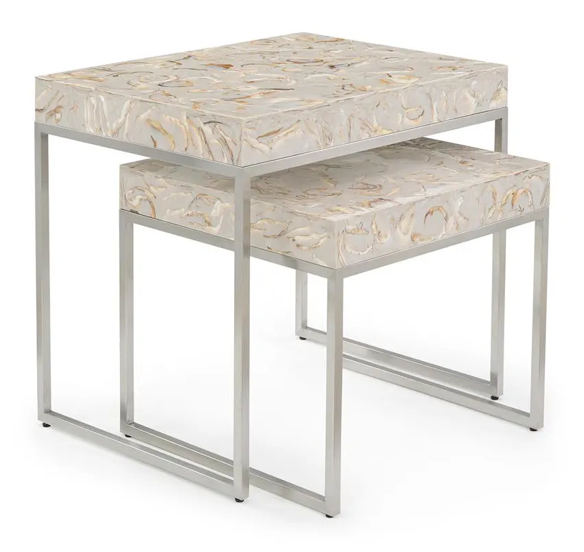 John Richard EUR-03-0812S2 Botta Nesting Side Tables John Richard EUR-03-0812S2 Botta Nesting Side Tables