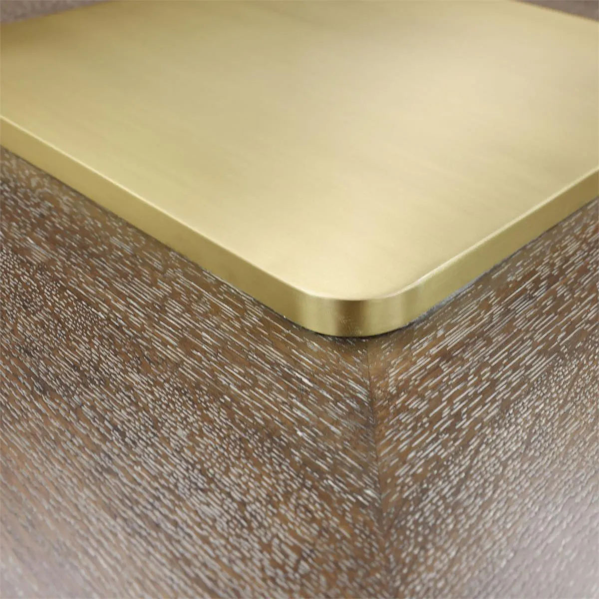 John Richard EUR-03-0897 Plateau Cocktail Table Gold John Richard EUR-03-0897 Plateau Cocktail Table Gold