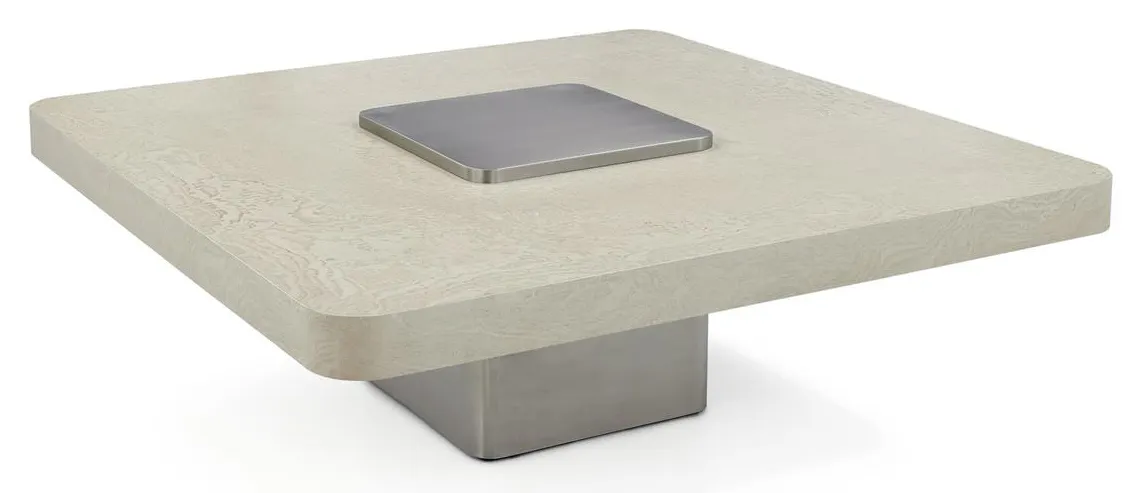John Richard EUR-03-0898 Plateau Cocktail Table Silver John Richard EUR-03-0898 Plateau Cocktail Table Silver