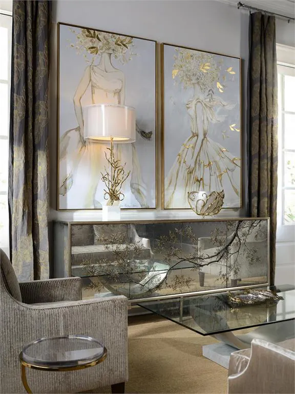John Richard EUR-04-0395 Falling Branch Credenza John Richard EUR-04-0395 Falling Branch Credenza
