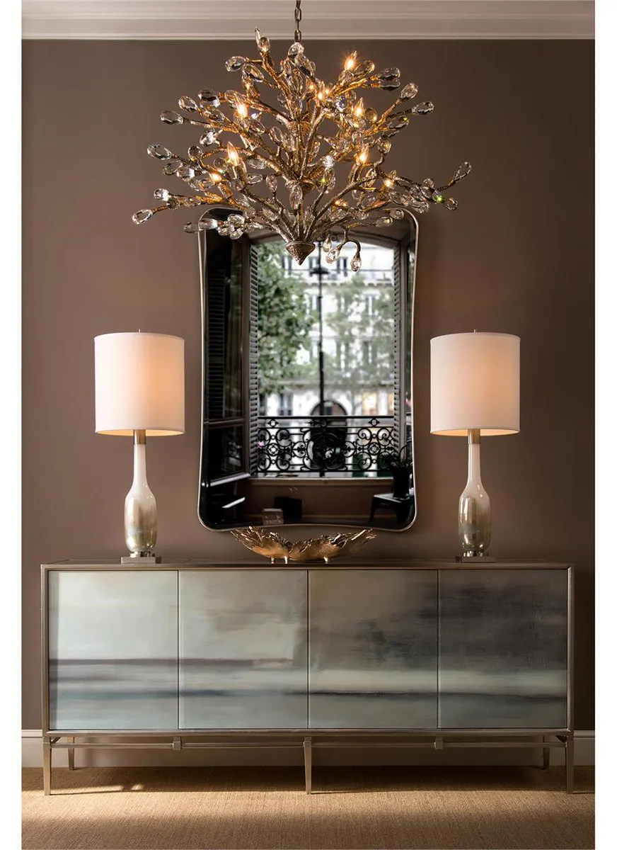 John Richard EUR-04-0475 Carol Benson Cobbs Slated Four Door Credenza John Richard EUR-04-0475 Carol Benson Cobbs Slated Four Door Credenza