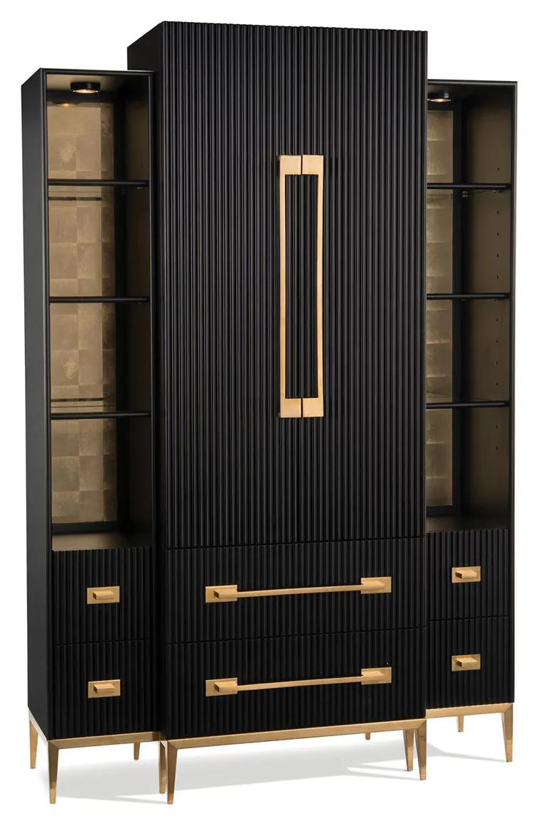 John Richard EUR-04-0478 Black Satin Cabinet John Richard EUR-04-0478 Black Satin Cabinet