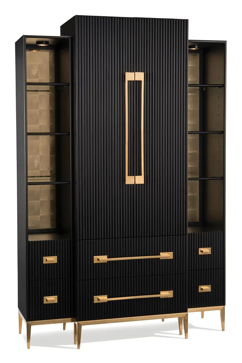 John Richard EUR-04-0478 Black Satin Cabinet John Richard EUR-04-0478 Black Satin Cabinet