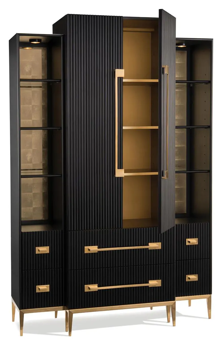 John Richard EUR-04-0478 Black Satin Cabinet John Richard EUR-04-0478 Black Satin Cabinet