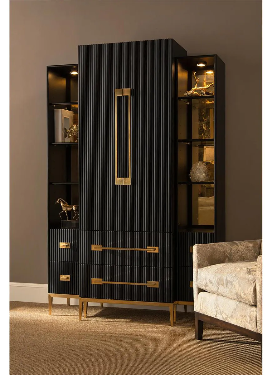 John Richard EUR-04-0478 Black Satin Cabinet John Richard EUR-04-0478 Black Satin Cabinet