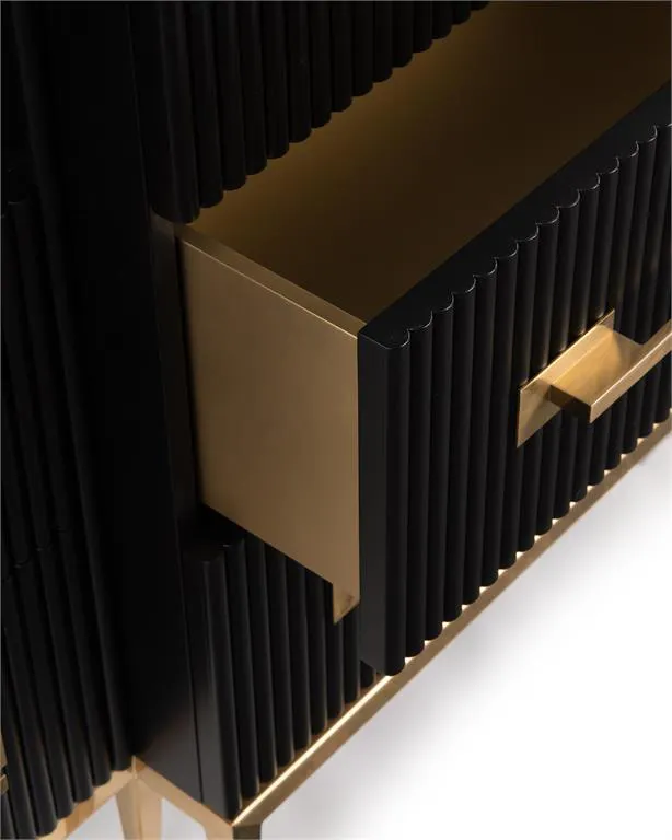 John Richard EUR-04-0478 Black Satin Cabinet John Richard EUR-04-0478 Black Satin Cabinet