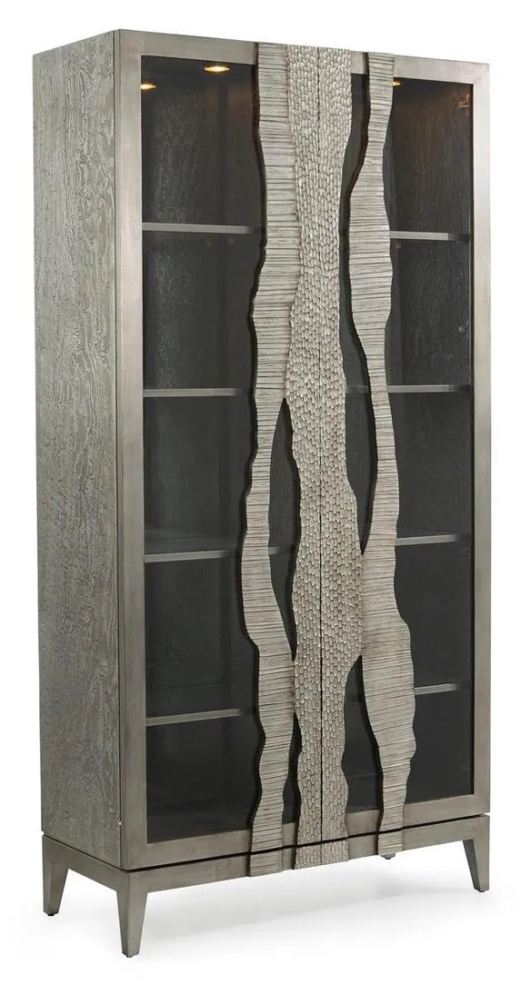 John Richard EUR-04-0732 River’s Edge Silver Display Cabinet