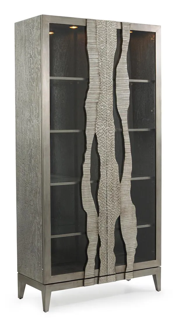 John Richard EUR-04-0732 River's Edge Silver Display Cabinet John Richard EUR-04-0732 River's Edge Silver Display Cabinet