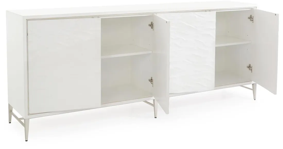 John Richard EUR-04-0743 Crescent Snow Credenza John Richard EUR-04-0743 Crescent Snow Credenza