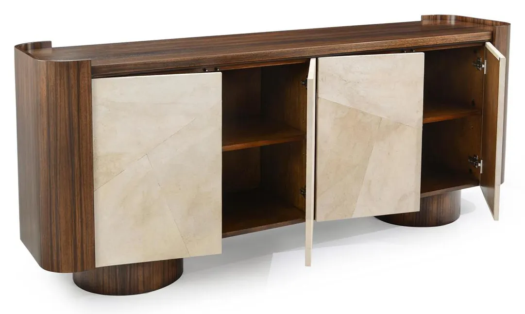 John Richard EUR-04-0757 Arcadian Four Door Credenza John Richard EUR-04-0757 Arcadian Four Door Credenza