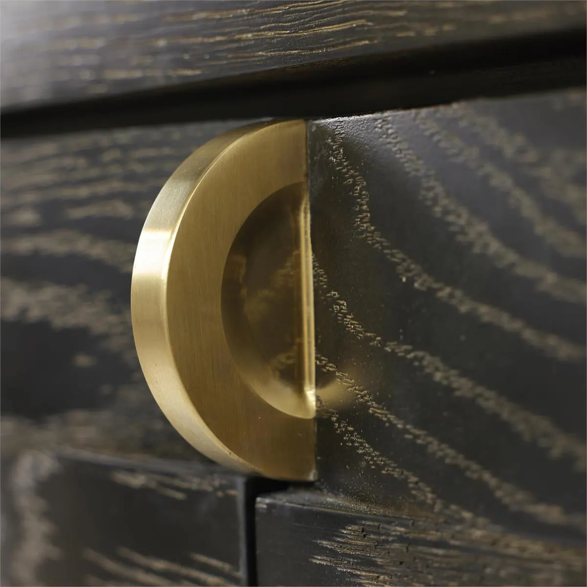 John Richard EUR-04-0813 Tessere Four Door Credenza Black John Richard EUR-04-0813 Tessere Four Door Credenza Black